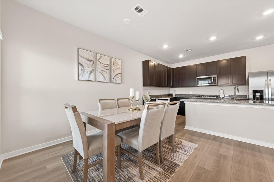 Furnished interior view inside a new home in Arabella on the Prairie, Richmond (Image 39).