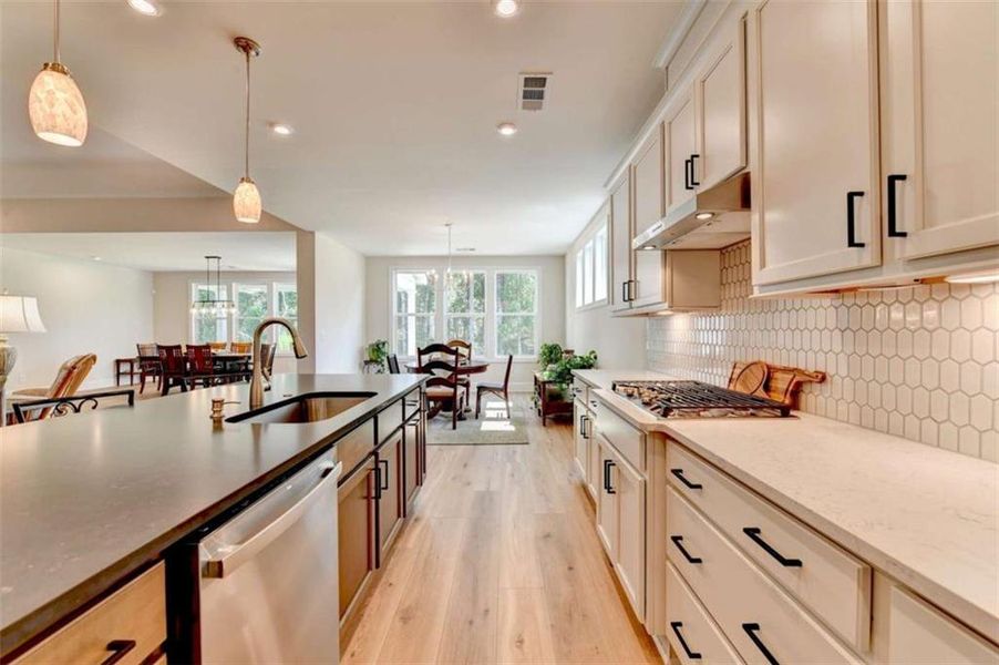 Furnished interior view inside a new home in , Hoschton (Image 7).