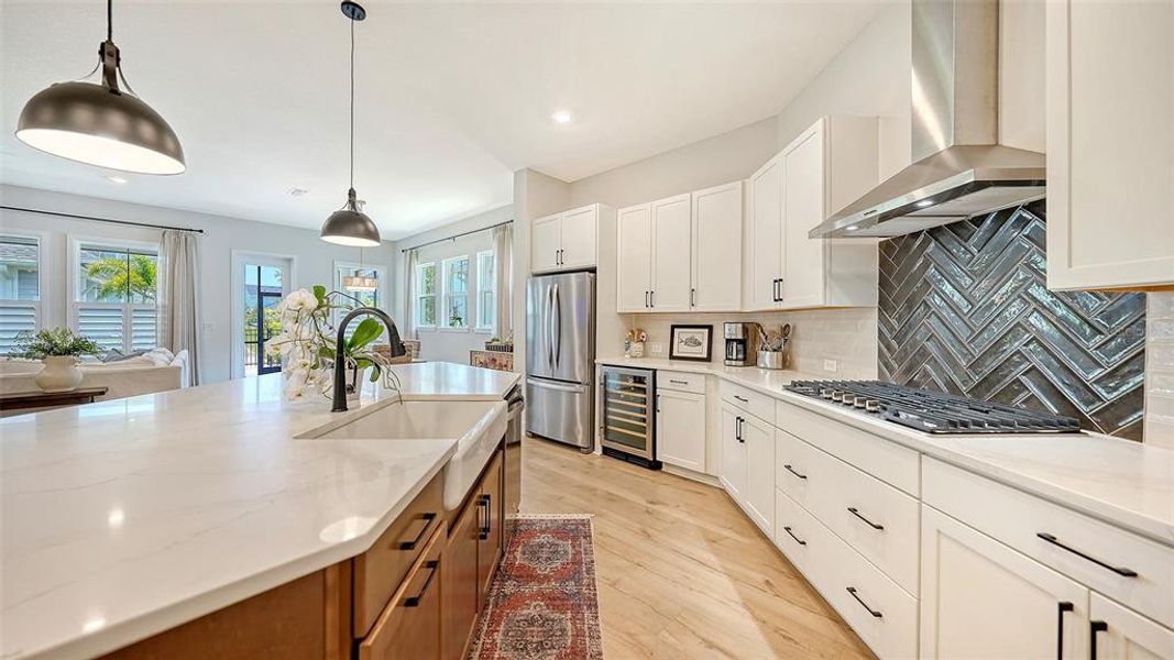 Furnished interior view inside a new home in Emerald Landing at Waterside at Lakewood Ranch – Lake Series, Sarasota (Image 48).