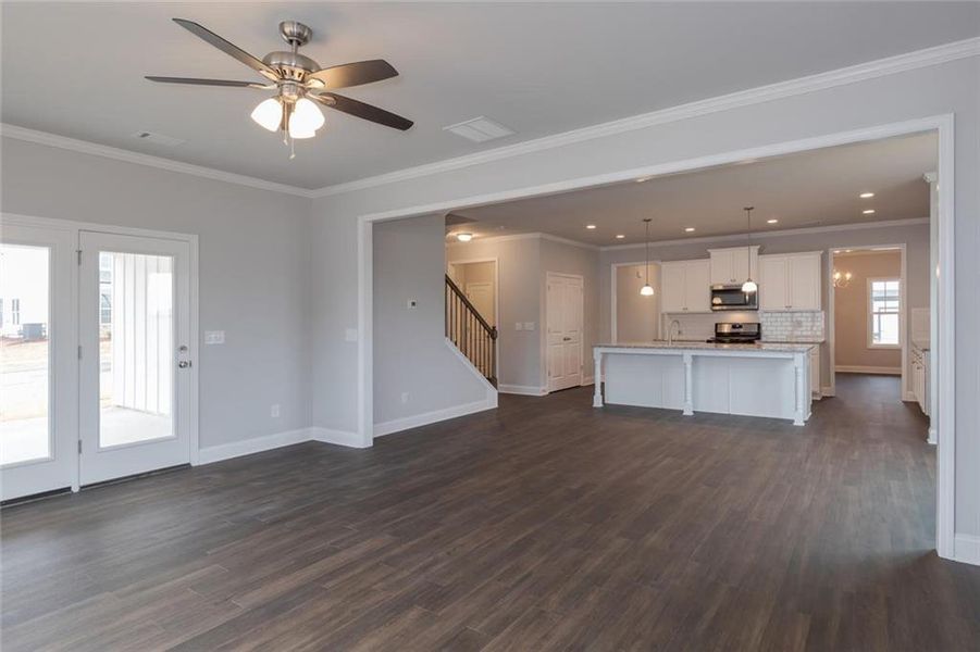 Spacious, unfurnished interior of a new home in , Cumming (Image 4). Spacious, unfurnished interior of a new home in , Cumming (Image 4).