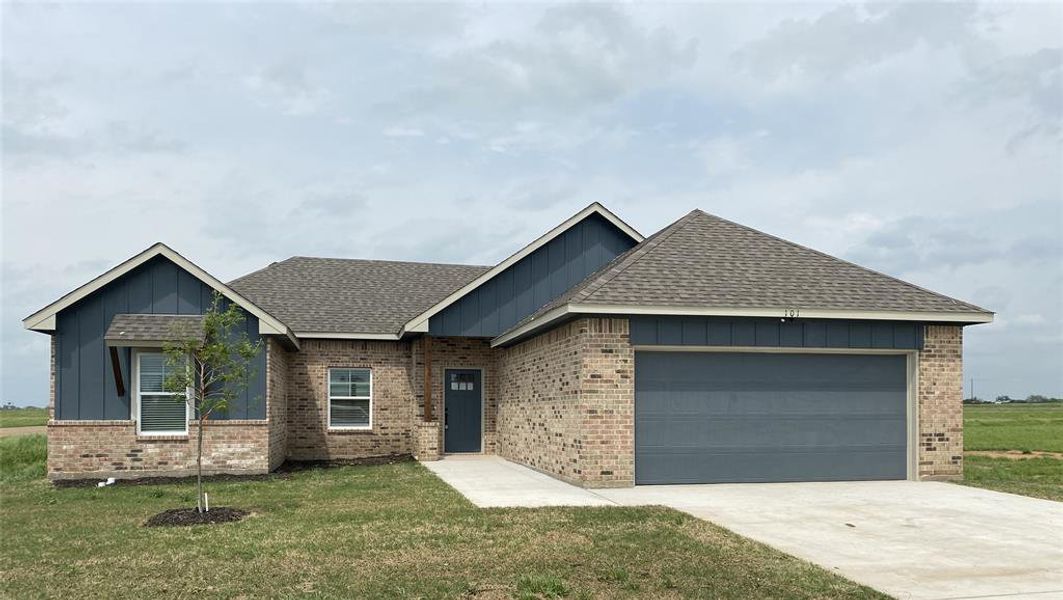 New Construction! Choose your brick, exterior paint and front elevation. This photo is of a completed home of Plan 1501