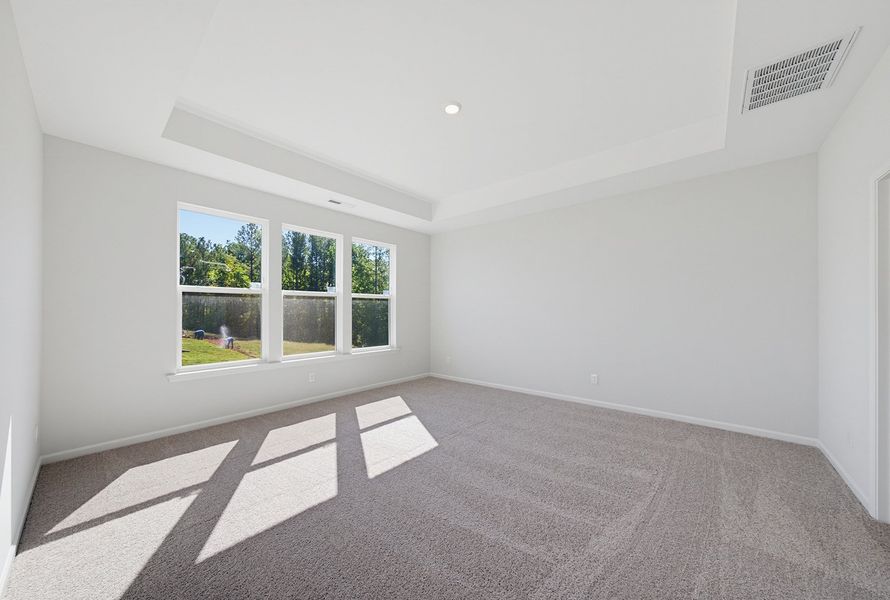 Spacious, unfurnished interior of a new home in Sweetbrier, Durham (Image 21).