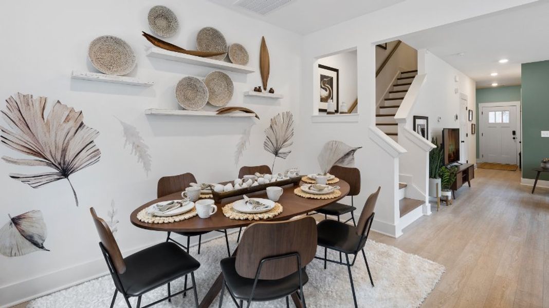 Furnished interior view inside a new home in Kensley Grove, Fuquay Varina (Image 10).