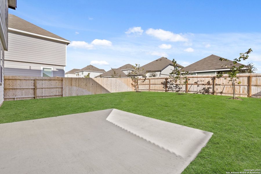 Exterior details and patio area of a home in Applewhite Meadows, San Antonio (Image 16).