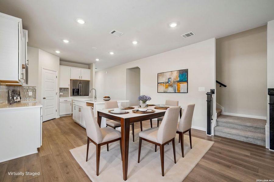 Furnished interior view inside a new home in Arcadia Ridge - Premier Series, San Antonio (Image 15).