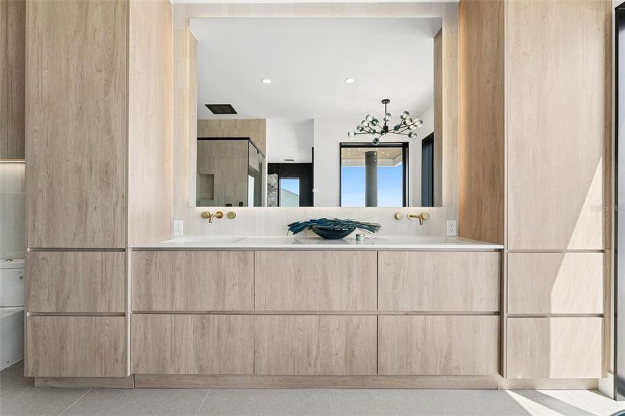 Close-up of interior finishes inside a home in , New Smyrna Beach (Image 59).