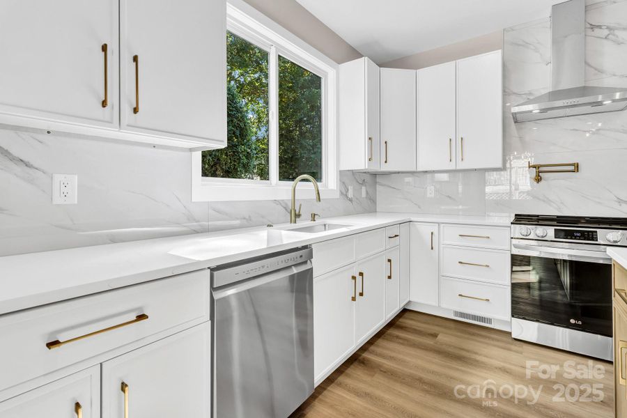 Furnished interior view inside a new home in , Asheville (Image 25).
