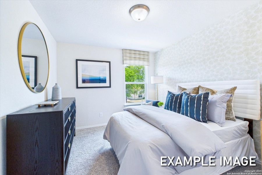 Furnished interior in a model home at Cedar Heights in San Antonio (Image 31).