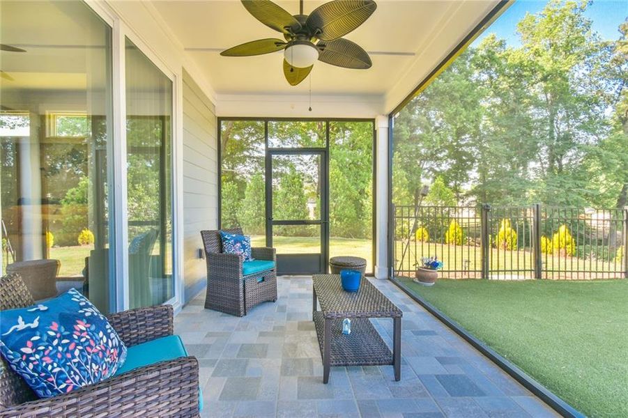 Exterior details and patio area of a home in , Dacula (Image 27).