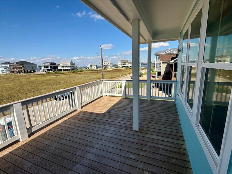 Exterior details and patio area of a home in , Galveston (Image 4). Exterior details and patio area of a home in , Galveston (Image 4).