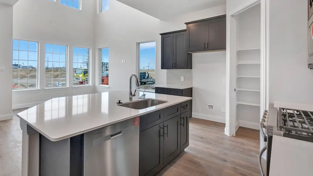 Furnished interior view inside a new home in Mustang Square, Plano (Image 4).