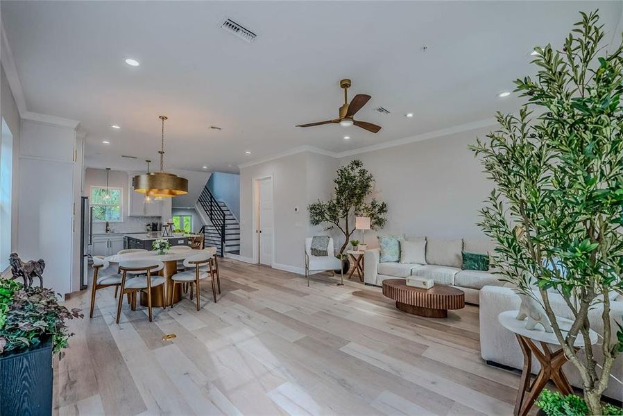 Furnished interior view inside a new home in , Ocala (Image 12).