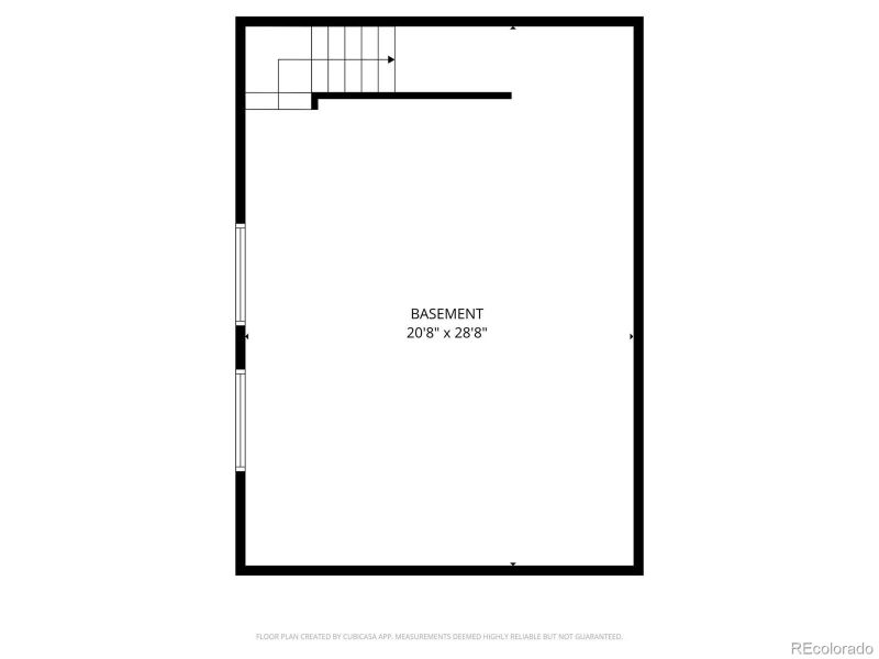 Floor plan: basement Floor plan: basement