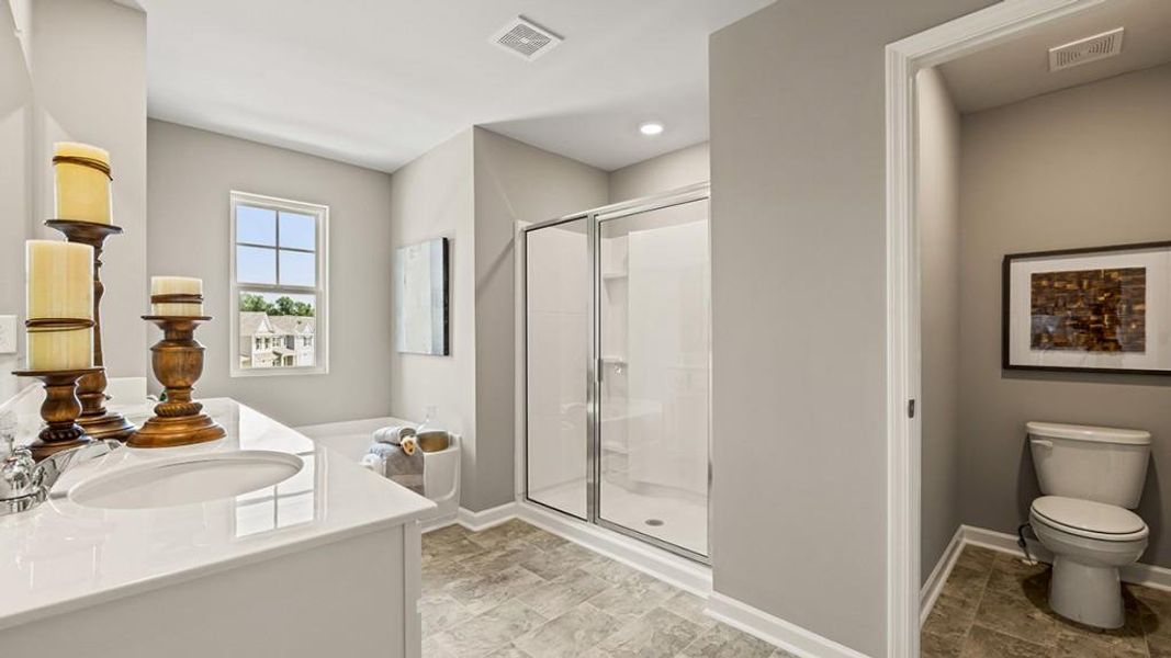 Furnished interior view inside a new home in Braselton Village, Braselton (Image 30). Furnished interior view inside a new home in Braselton Village, Braselton (Image 30).