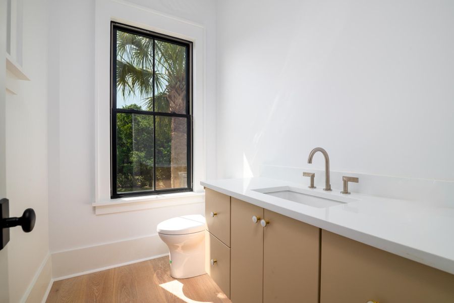 Furnished interior view inside a new home in , Sullivan's Island (Image 10).