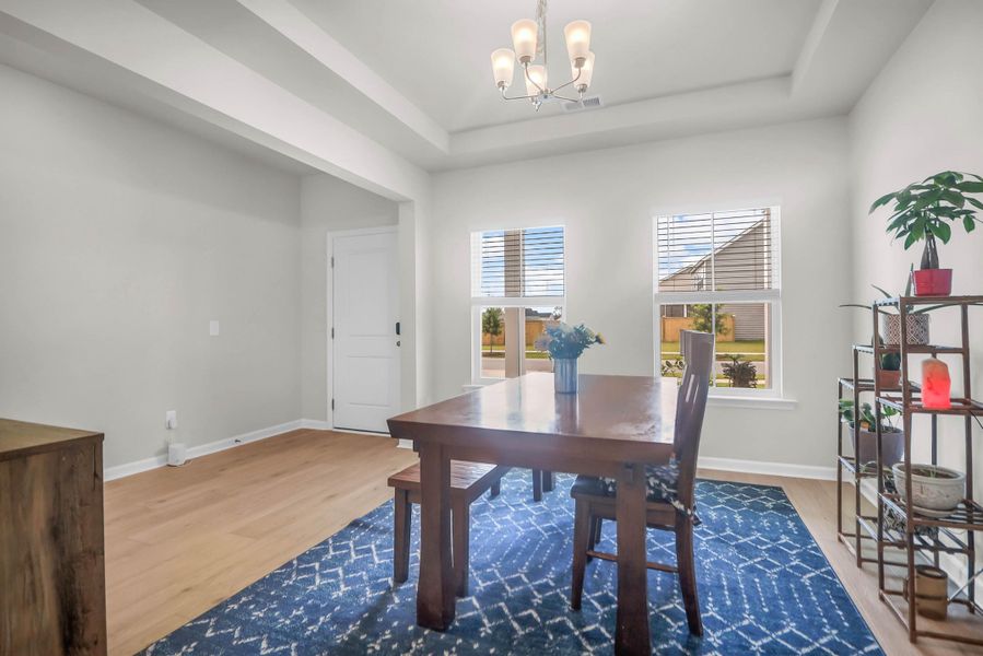 Furnished interior view inside a new home in Sweetgrass at Summers Corner: Arbor Collection, Summerville (Image 13).