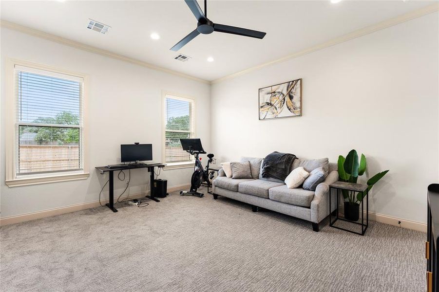 Furnished interior view inside a new home in , Woodway (Image 27).