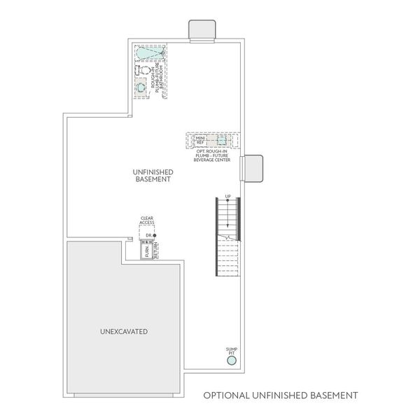 2D floor plan layout of this home in Medley at Reunion Ridge, Commerce City, CO (Image 19).