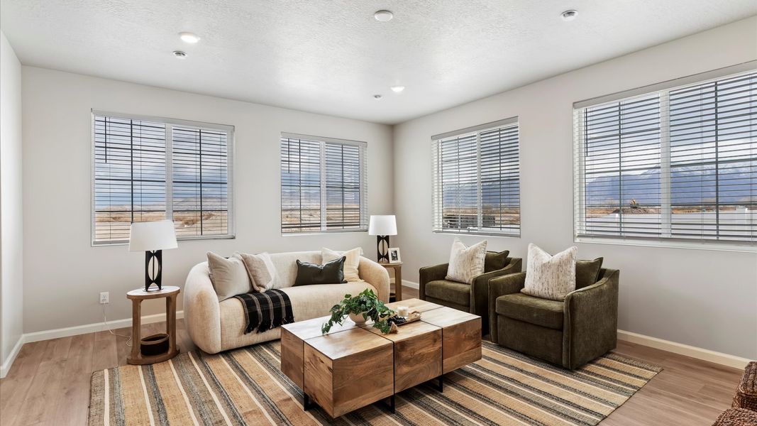 Furnished interior view inside a new home in Reunion, Commerce City (Image 7).