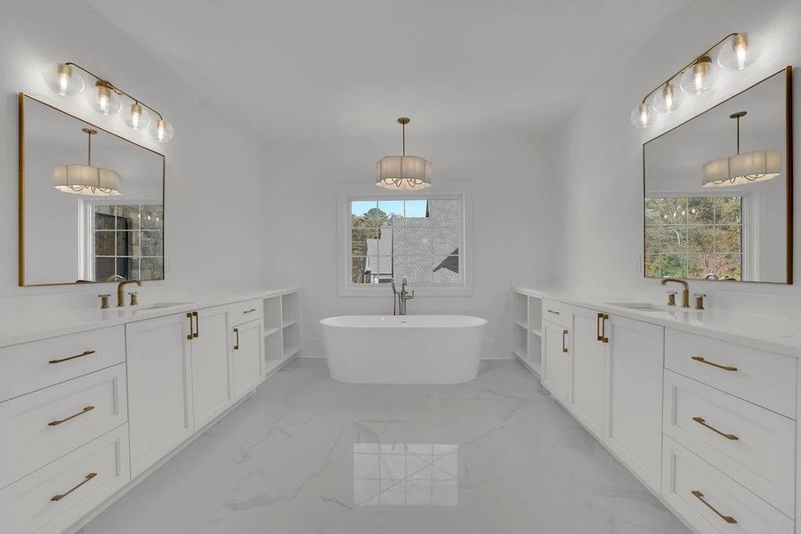 Furnished interior view inside a new home in , Cumming (Image 13).