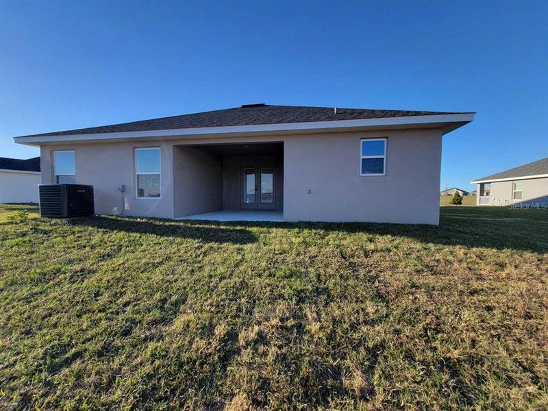 Exterior details and patio area of a home in Ocala Crossings South, Ocala (Image 2). Exterior details and patio area of a home in Ocala Crossings South, Ocala (Image 2).