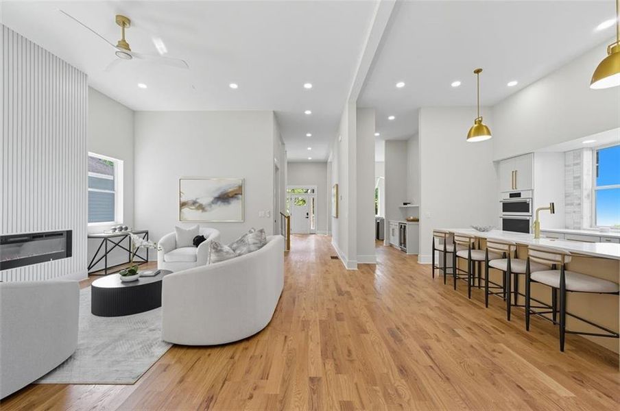 Furnished interior view inside a new home in , Atlanta (Image 4). Furnished interior view inside a new home in , Atlanta (Image 4).