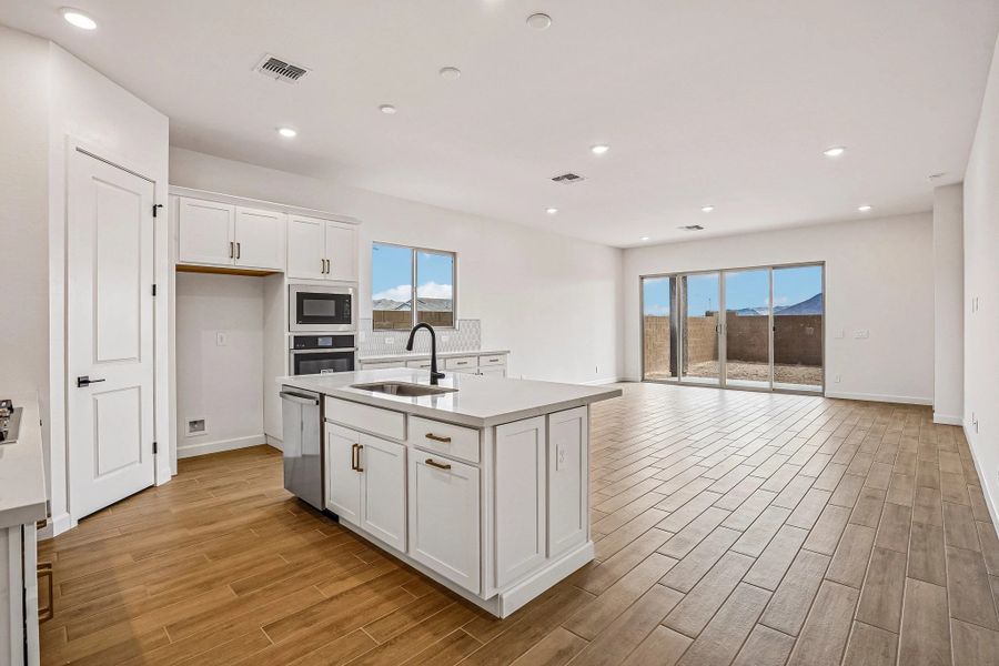 Kitchen and great room