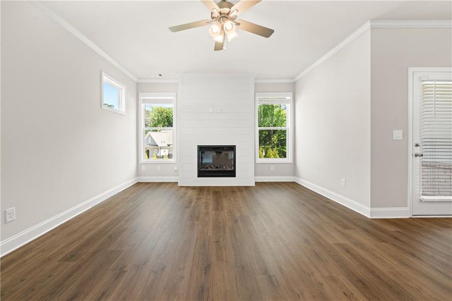 Spacious, unfurnished interior of a new home in , Duluth (Image 16).