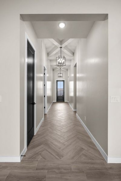 Representative unfurnished interior of a home built from the Pebble Beach- II by LEH. Homes in Hillside Unit 6, El Paso (Image 23). Representative unfurnished interior of a home built from the Pebble Beach- II by LEH. Homes in Hillside Unit 6, El Paso (Image 23).