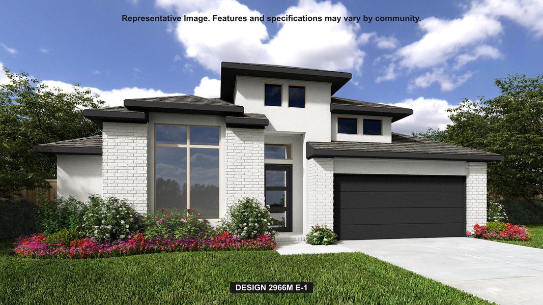 Front exterior of a new home in Nolina, Georgetown, TX, highlighting curb appeal (Image 1). Front exterior of a new home in Nolina, Georgetown, TX, highlighting curb appeal (Image 1).