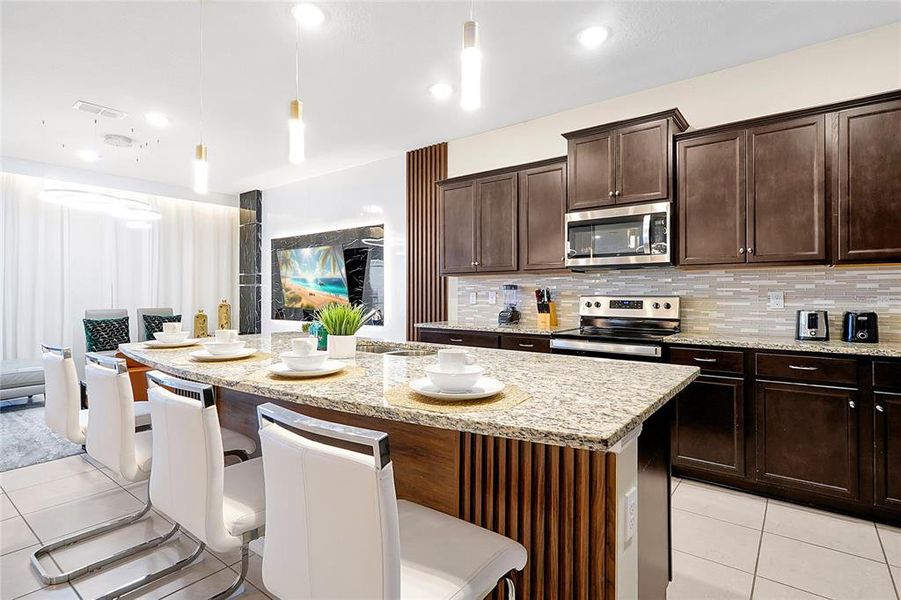 Furnished interior view inside a new home in Windsor Island Resort, Davenport (Image 49).