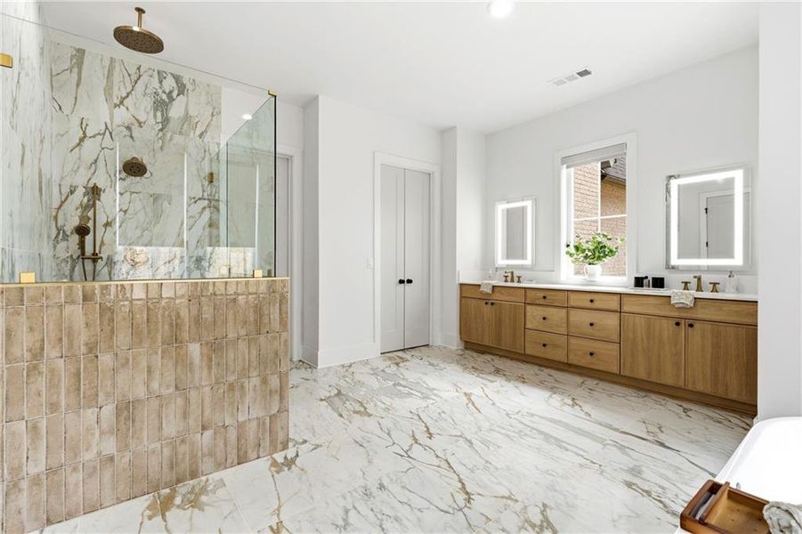 Furnished interior view inside a new home in , Dacula (Image 60).