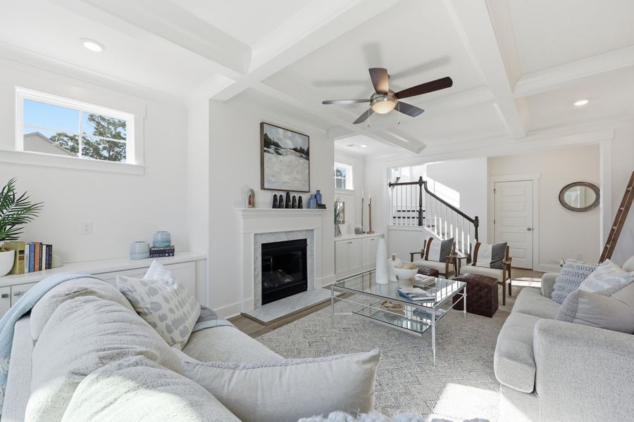 Furnished interior view inside a new home in , Summerville (Image 25).