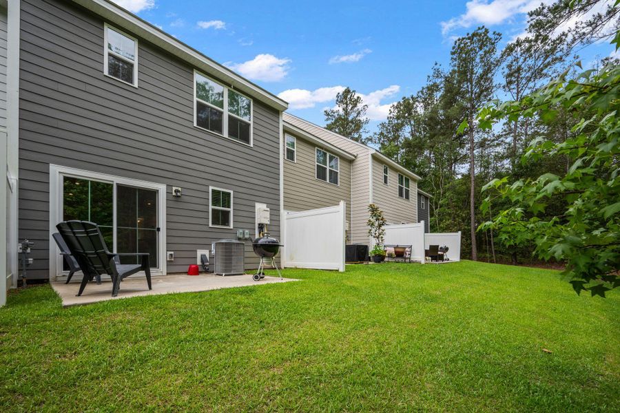 Exterior details and patio area of a home in , Summerville (Image 3).