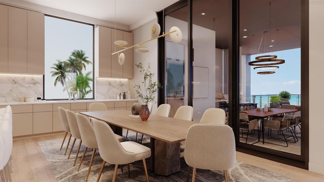 Furnished interior view inside a new home in , Fort Pierce (Image 11).