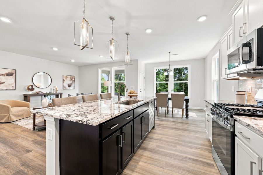 Representative furnished interior of a home built from the The Concerto by Chesapeake Homes in Highgate, Clayton (Image 10).