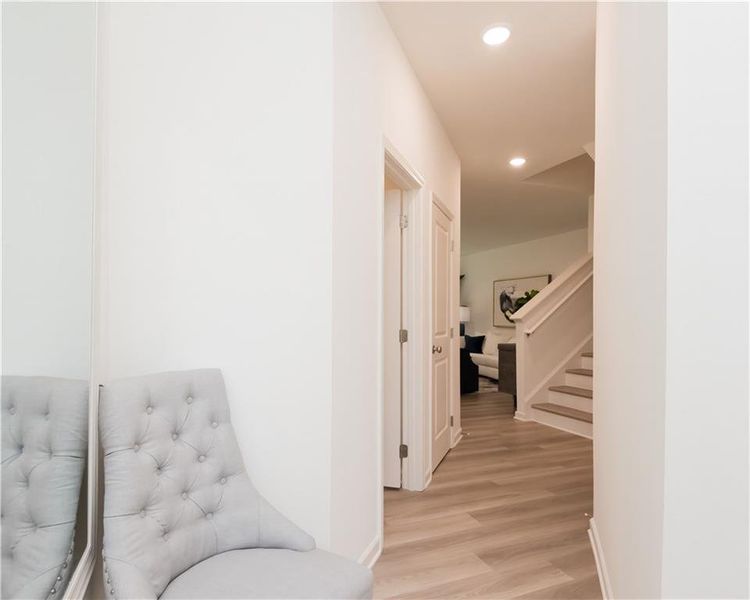 Furnished interior view inside a new home in Old Salem Crossing, Conyers (Image 14).