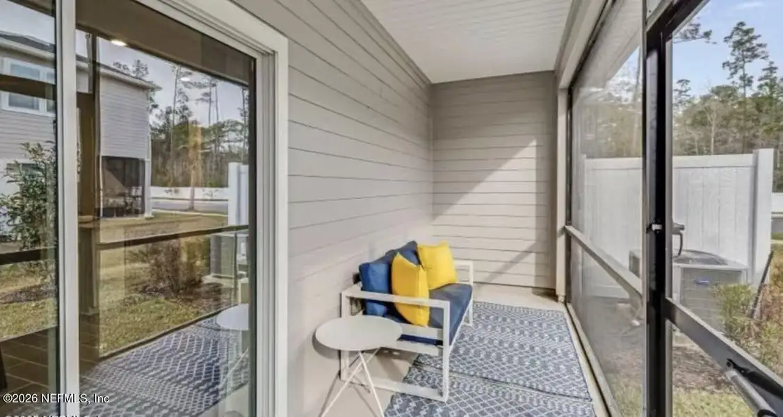 Exterior details and patio area of a home in , Jacksonville (Image 1). Exterior details and patio area of a home in , Jacksonville (Image 1).