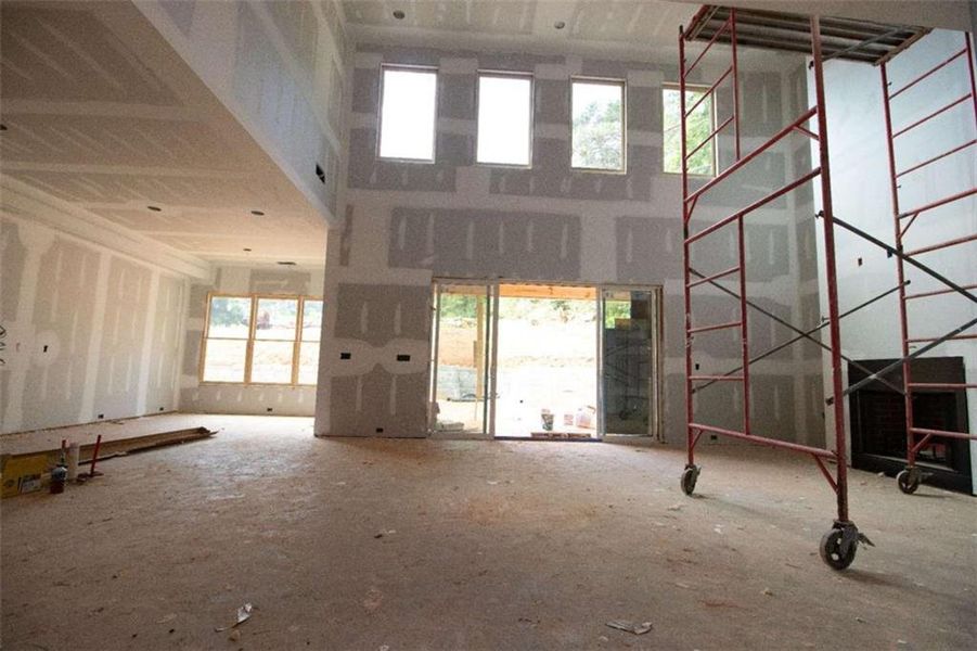 In-progress construction of a new home in , Monroe, GA (Image 20).