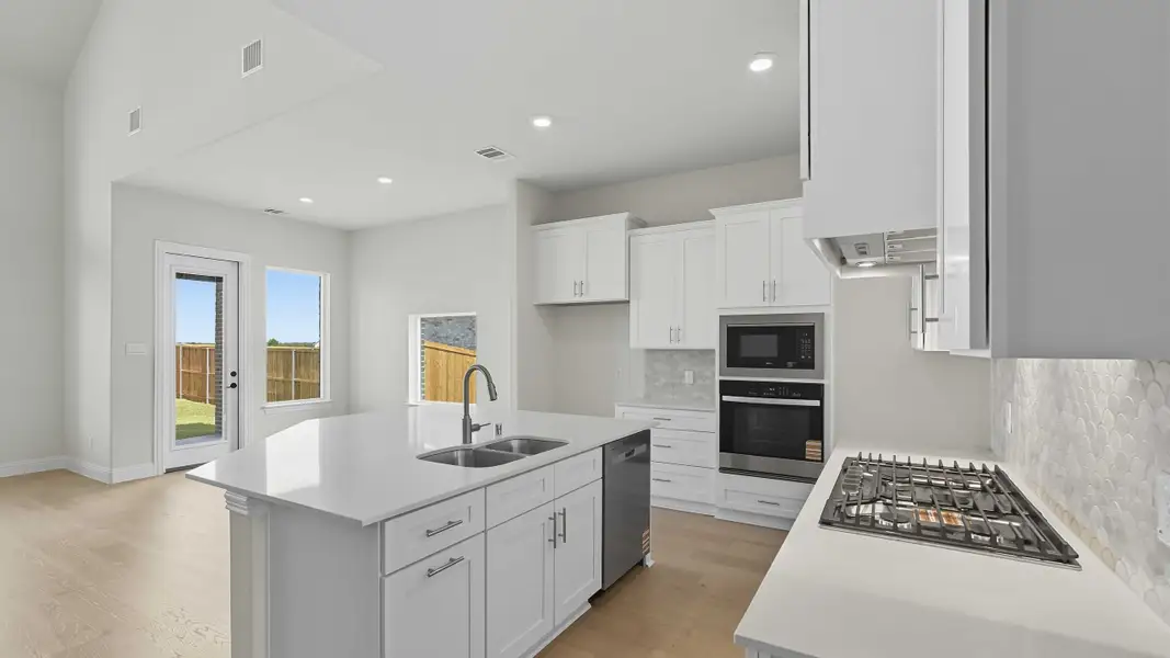 Furnished interior view inside a new home in Clearview Ranch, Royse City (Image 4).