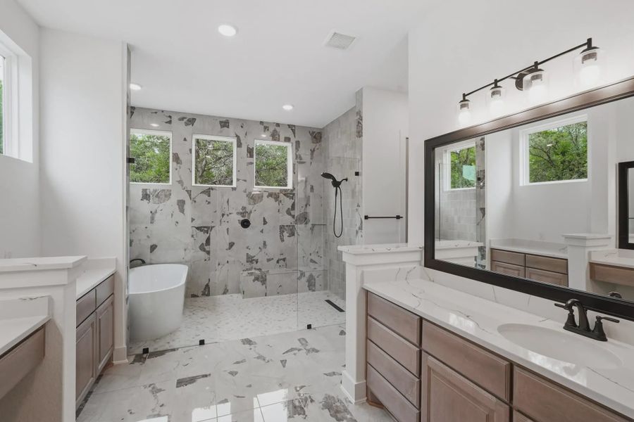Representative furnished interior of a home built from the Grant by Chesmar Homes in Heimer Estates at Garden Ridge, San Antonio (Image 6).