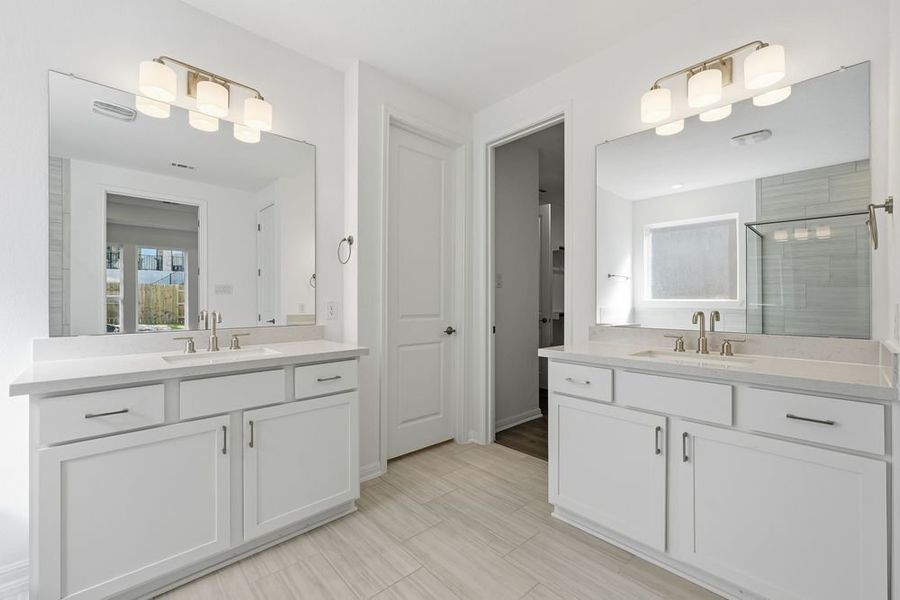 Furnished interior view inside a new home in Parkside on the River 60s, Georgetown (Image 6).