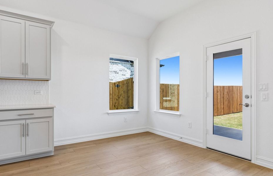 Spacious, unfurnished interior of a new home in Ribbonwood, Aubrey (Image 17). Spacious, unfurnished interior of a new home in Ribbonwood, Aubrey (Image 17).