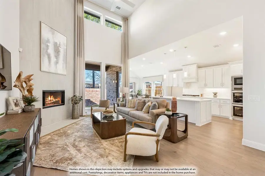 Furnished interior view inside a new home in Sutton Fields, Celina (Image 31).