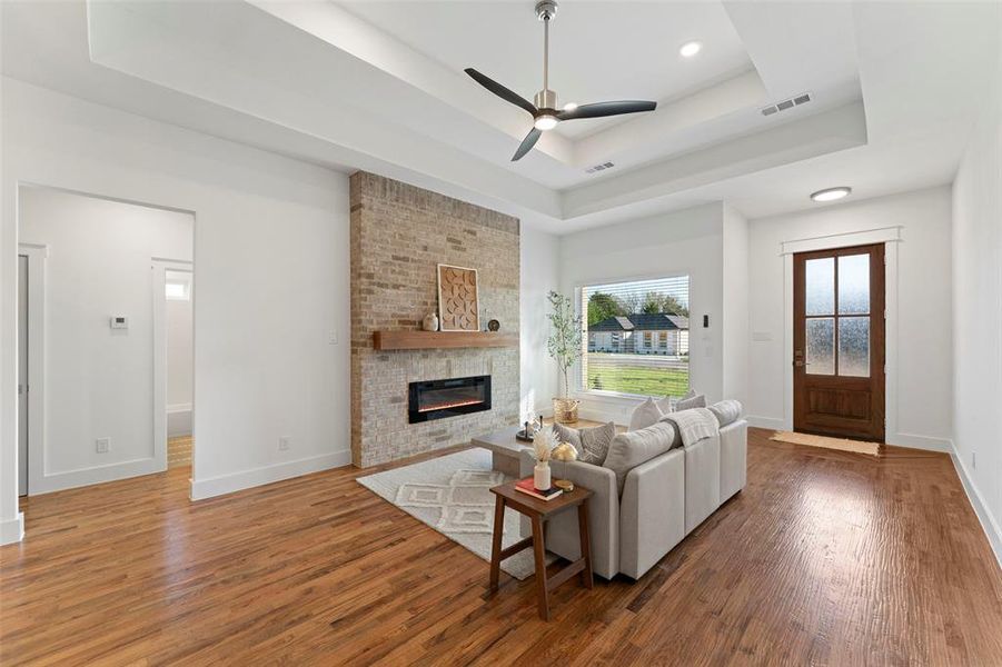 Furnished interior view inside a new home in , Glenn Heights (Image 8). Furnished interior view inside a new home in , Glenn Heights (Image 8).