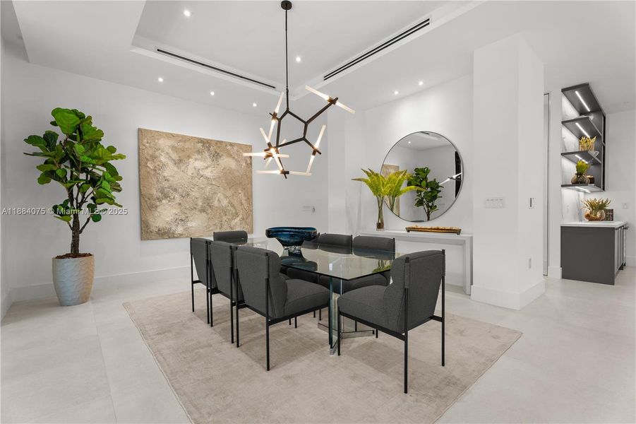 Furnished interior view inside a new home in , Miami (Image 11).