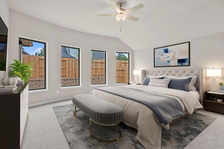 Furnished interior view inside a new home in Wildtree, Magnolia (Image 12).