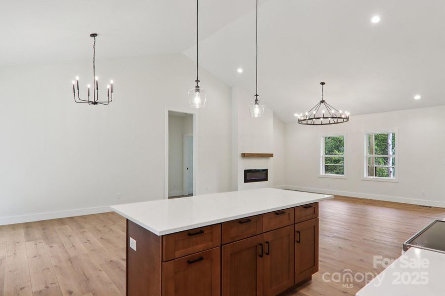 Furnished interior view inside a new home in , Mills River (Image 7). Furnished interior view inside a new home in , Mills River (Image 7).