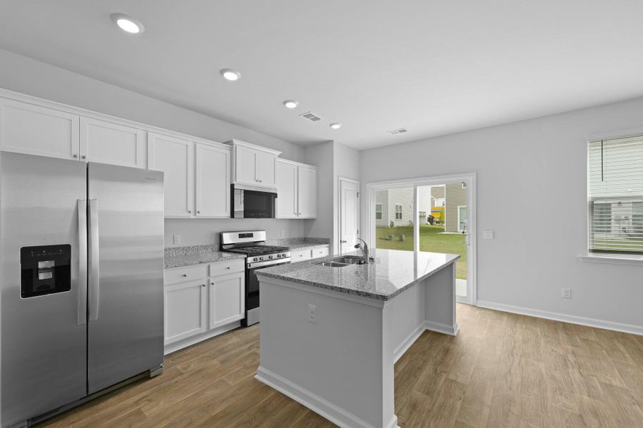 Furnished interior view inside a new home in Carolina Groves, Moncks Corner (Image 3). Furnished interior view inside a new home in Carolina Groves, Moncks Corner (Image 3).