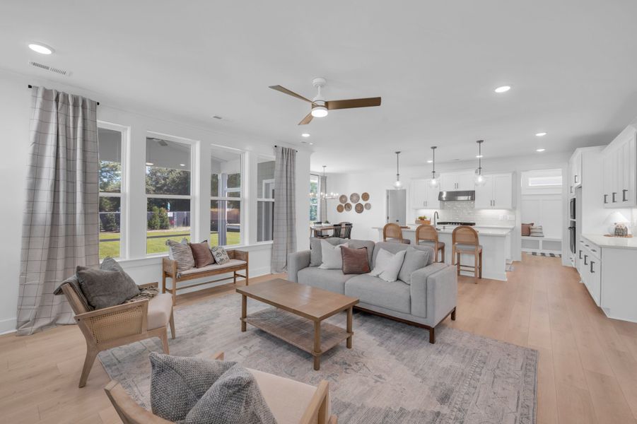 Representative furnished interior of a home built from the The Whitley by RobuckHomes in Windwater, Hampstead (Image 70).